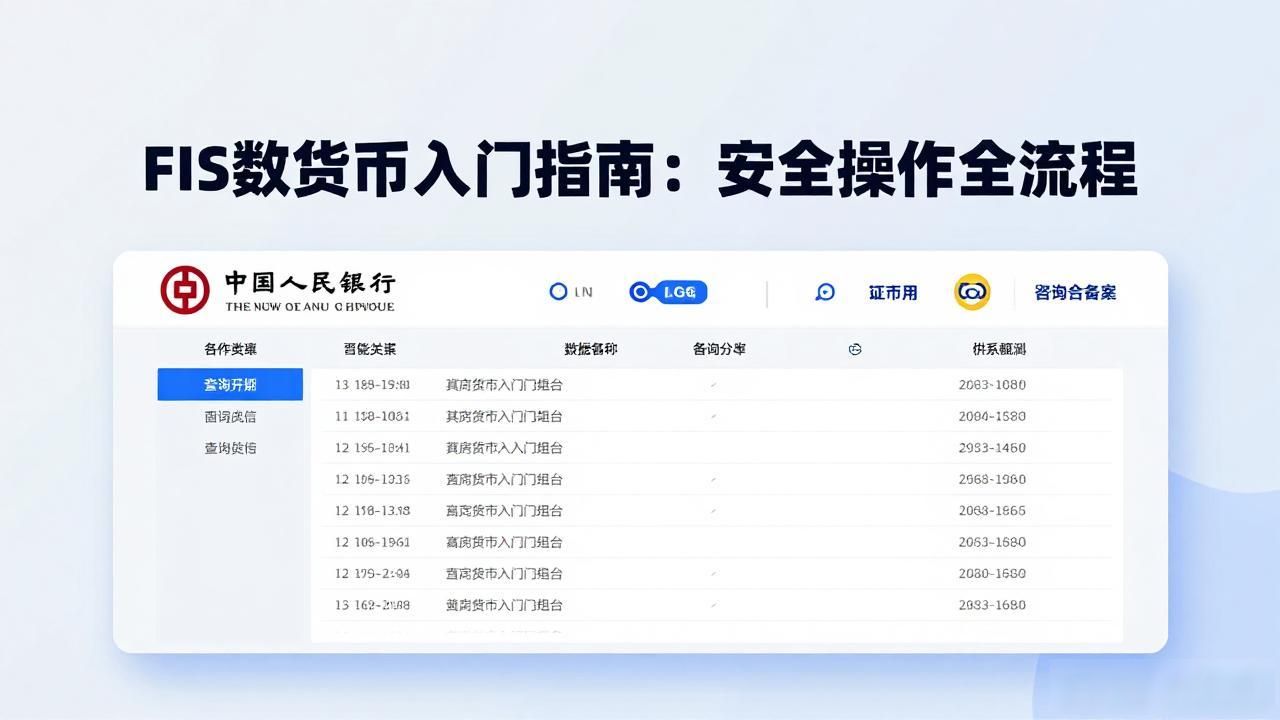 fis数字货币怎么做_FIS数字货币虚假项目风险防范_正规FIS数字货币信息查询渠道