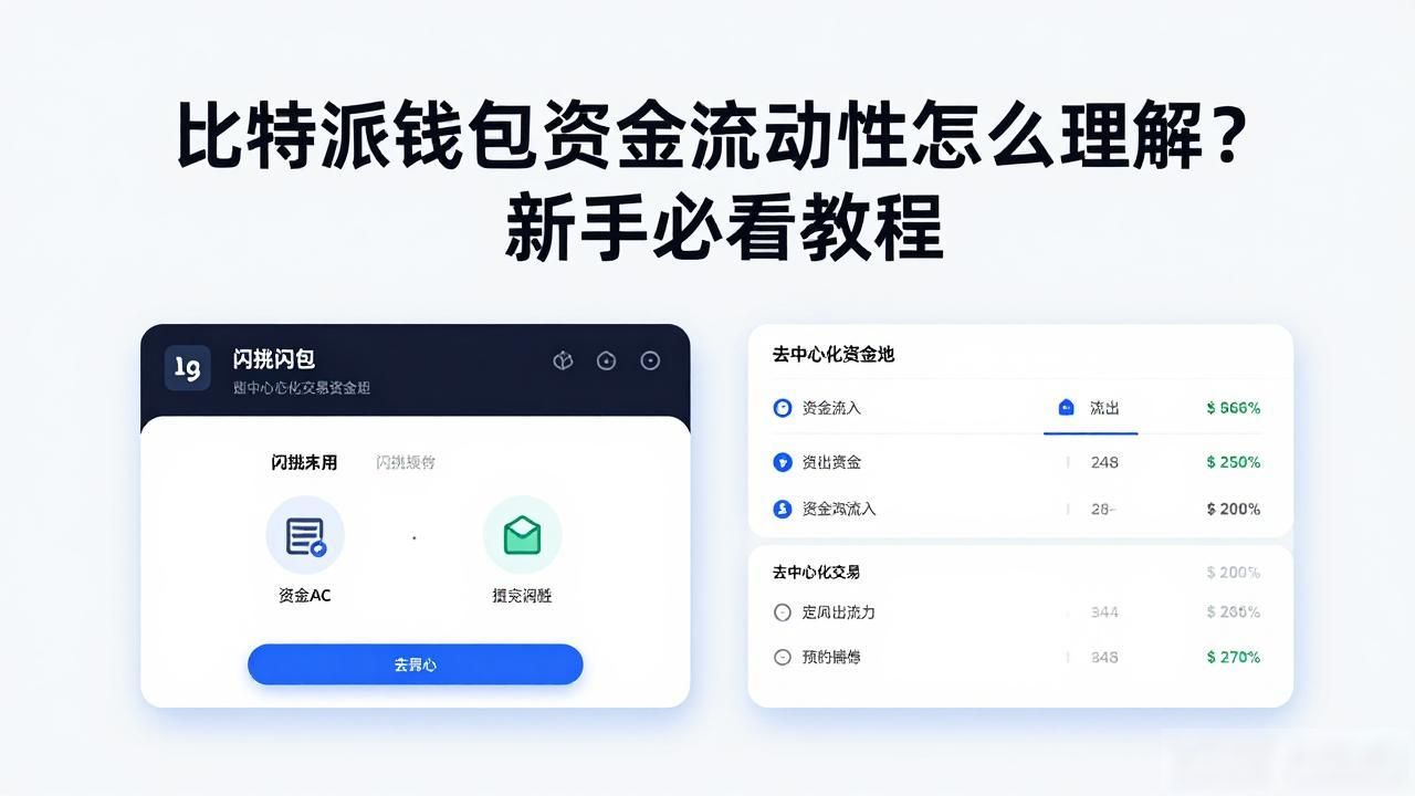比特派Bitpie使用教程:理解资金流动性概念_比特派资金流动性_比特派闪兑与去中心化交易