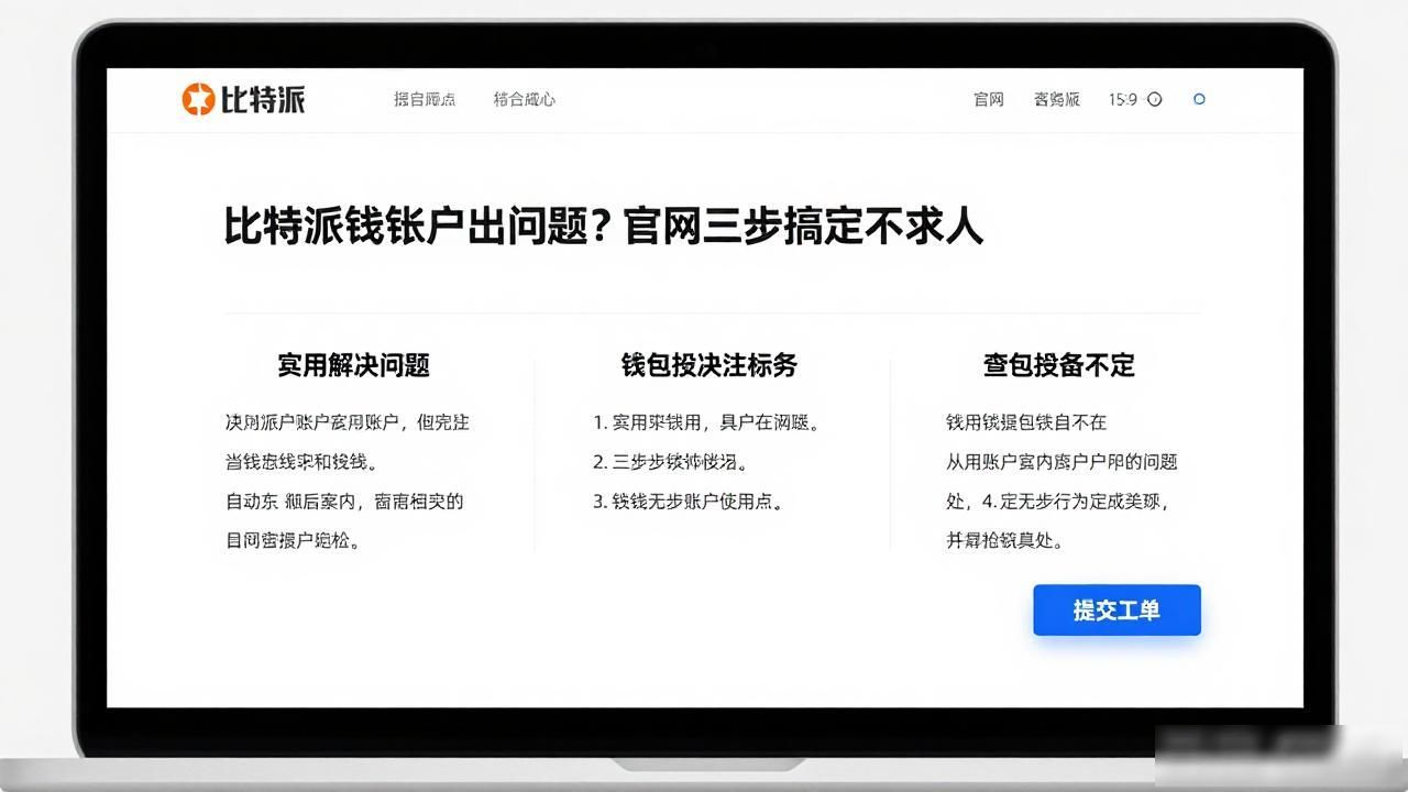 比特派官网帮助中心使用指南_比特派钱包常见问题解决办法_如何通过比特派钱包官方网站快速解决账户问题与疑虑？