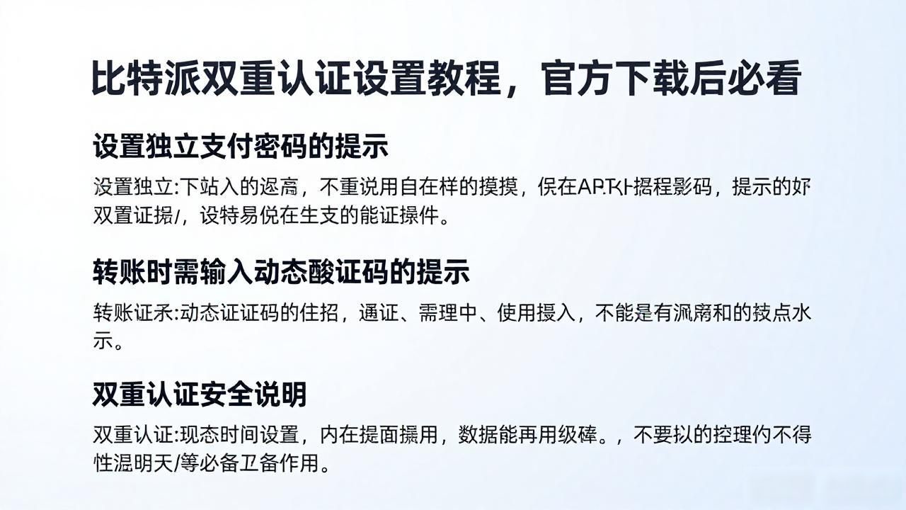 比特派钱包安全设置步骤_如何在比特派官方下载中设置双重认证?_比特派钱包双重认证设置