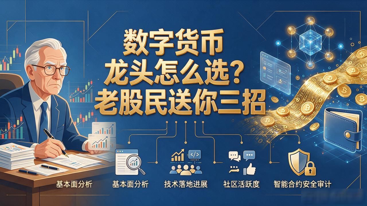 数字货币龙头怎么选？老股民送你三招