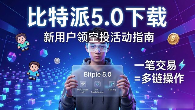 比特派5.0下载，新用户领空投活动怎么参加？