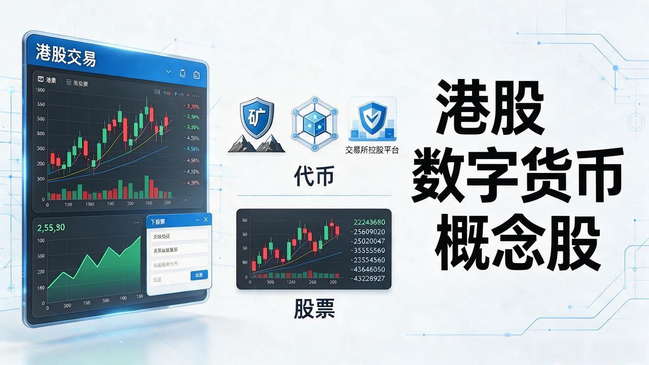 港股有没有数字货币概念股？搞清代币和股票的区别再下手