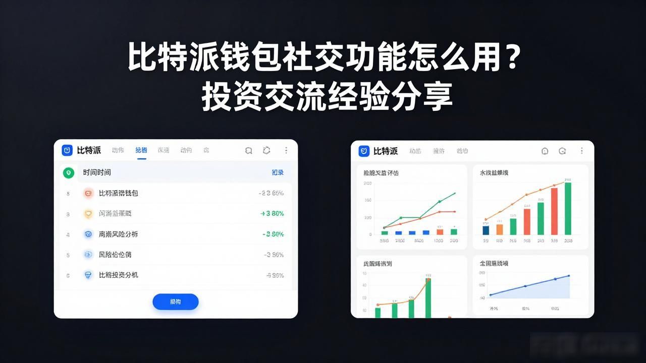 比特派钱包投资交流_如何通过比特派钱包的社交功能实现与其他投资者的交流,分享投资经验与策略?_比特派钱包社区讨论