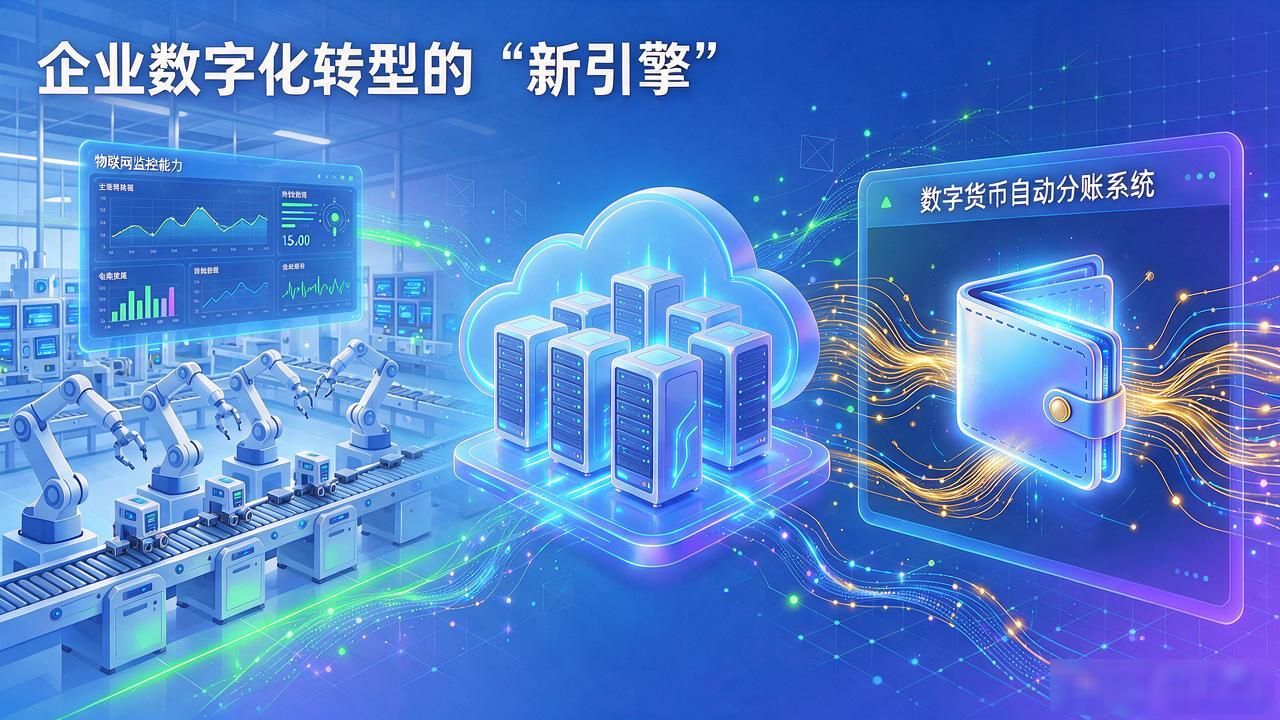 云平台+物联网+数字货币：企业数字化转型新引擎
