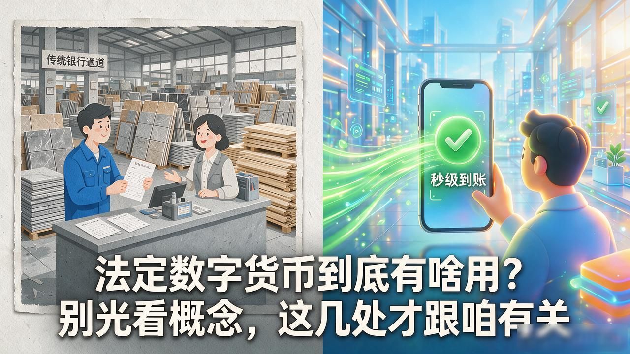 法定数字货币到底有啥用？别光看概念，这几处才跟咱有关