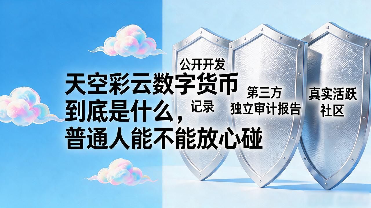 天空彩云数字货币到底是什么，普通人能不能放心碰