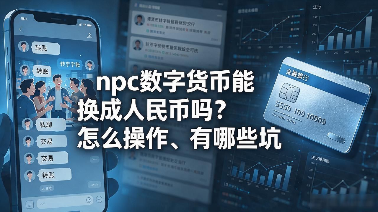 npc数字货币能换成人民币吗？怎么操作、有哪些坑