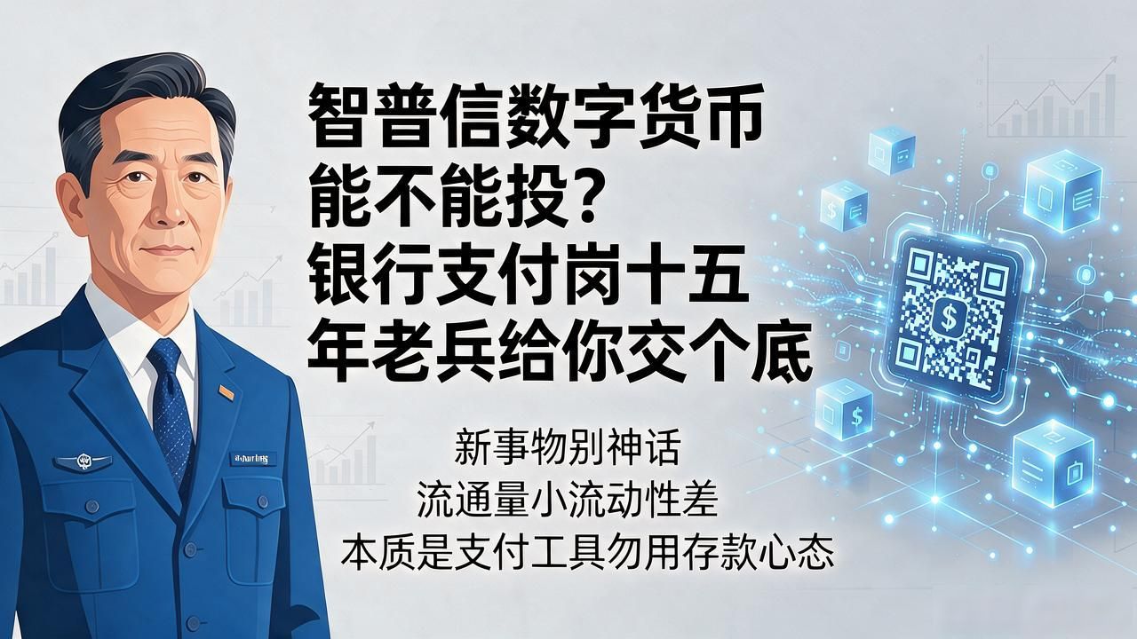 智普信数字货币能不能投？银行支付岗十五年老兵给你交个底