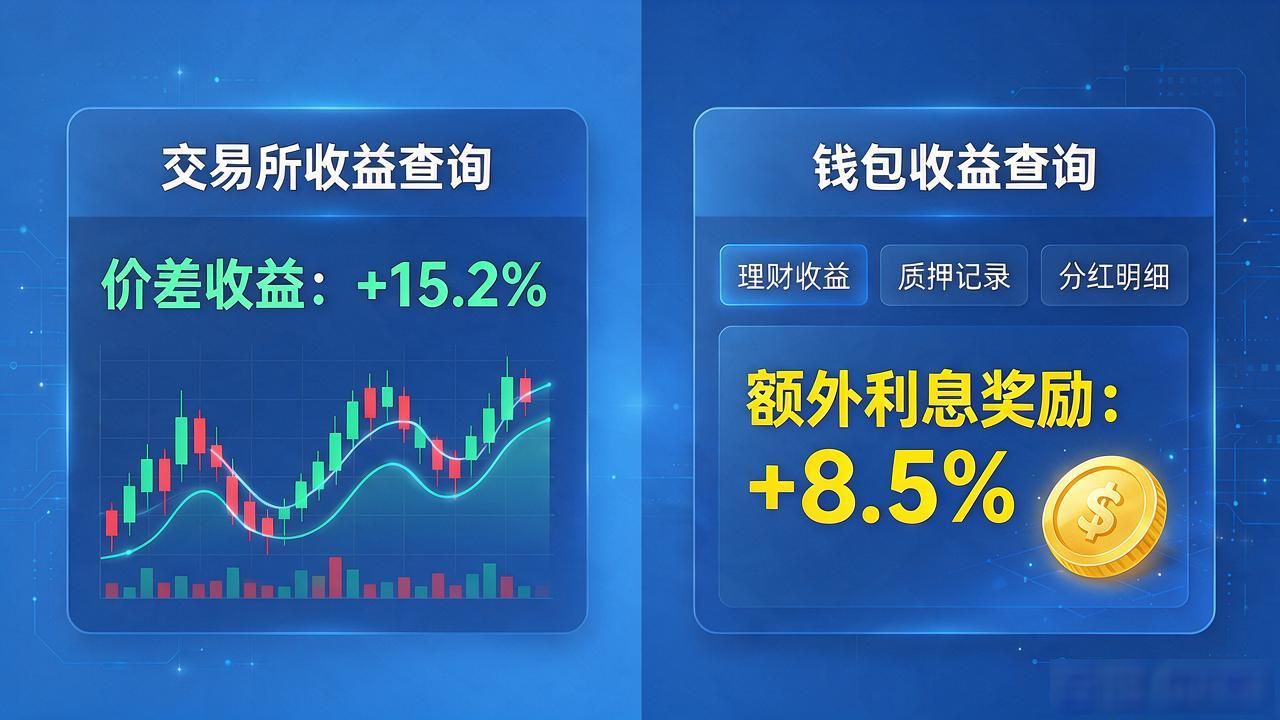 数字货币收益在哪里看？交易所和钱包这两个地方一查就全明白了