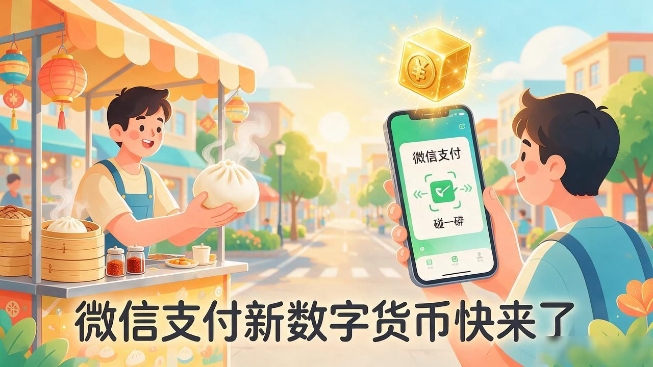 微信支付新数字货币快来了，看看对你日常付款和存钱有啥影响