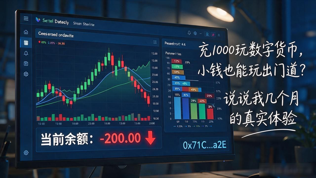 充1000玩数字货币，小钱也能玩出门道？说说我几个月的真实体验
