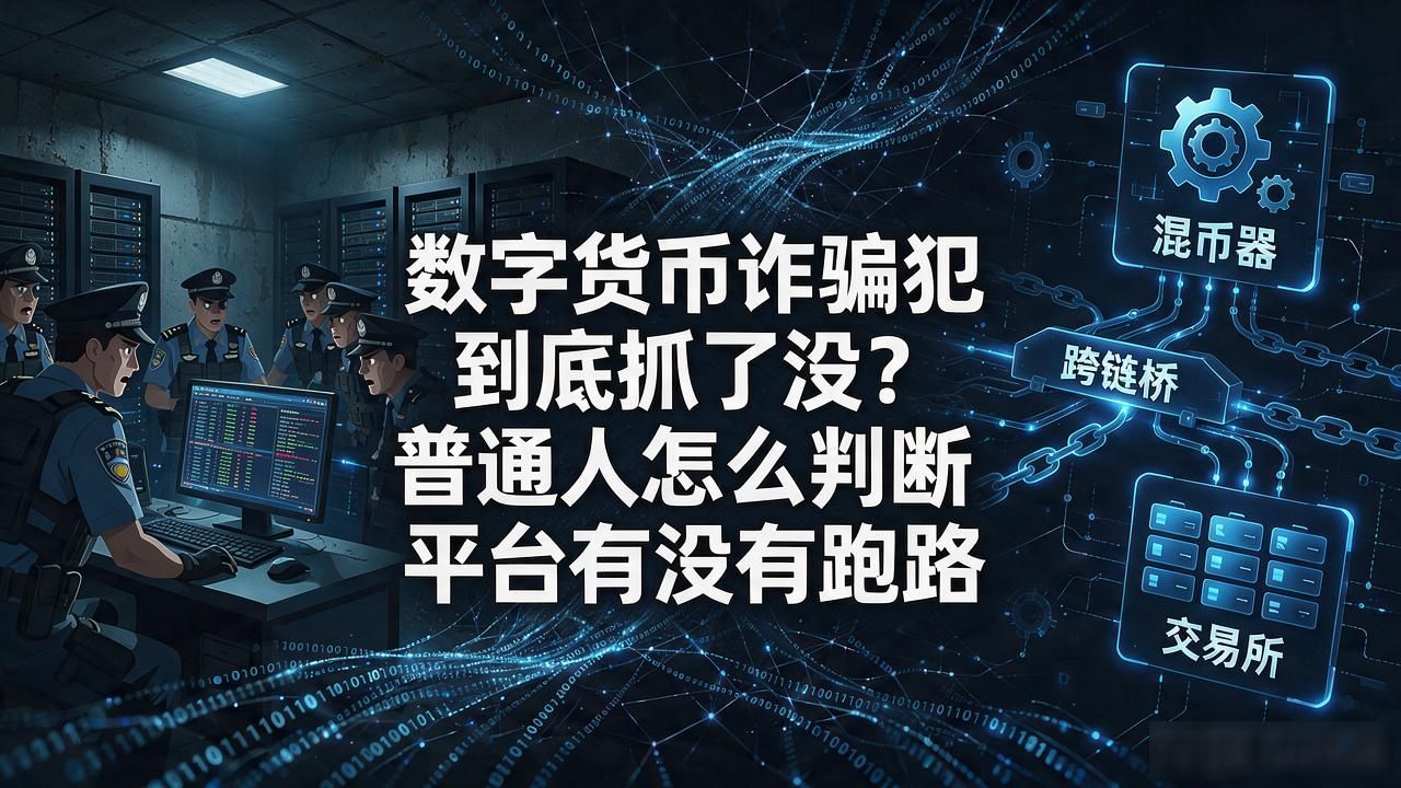 数字货币诈骗犯到底抓了没？普通人怎么判断平台有没有跑路