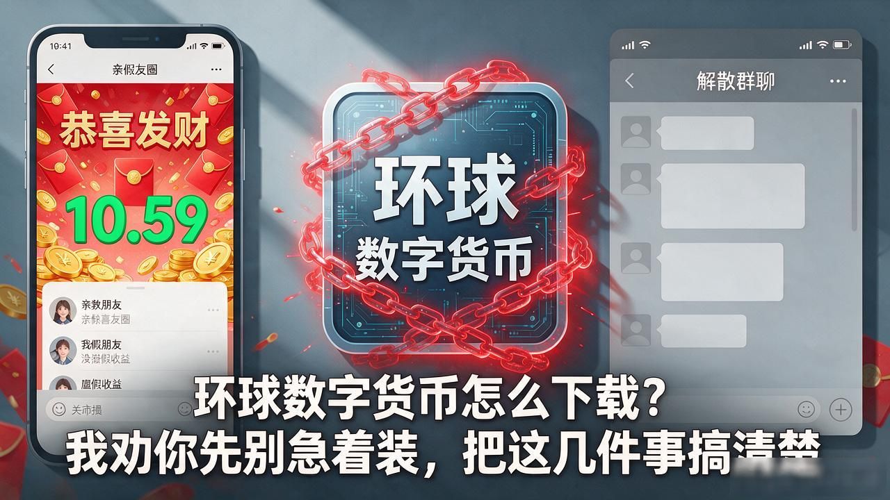 环球数字货币怎么下载？我劝你先别急着装，把这几件事搞清楚
