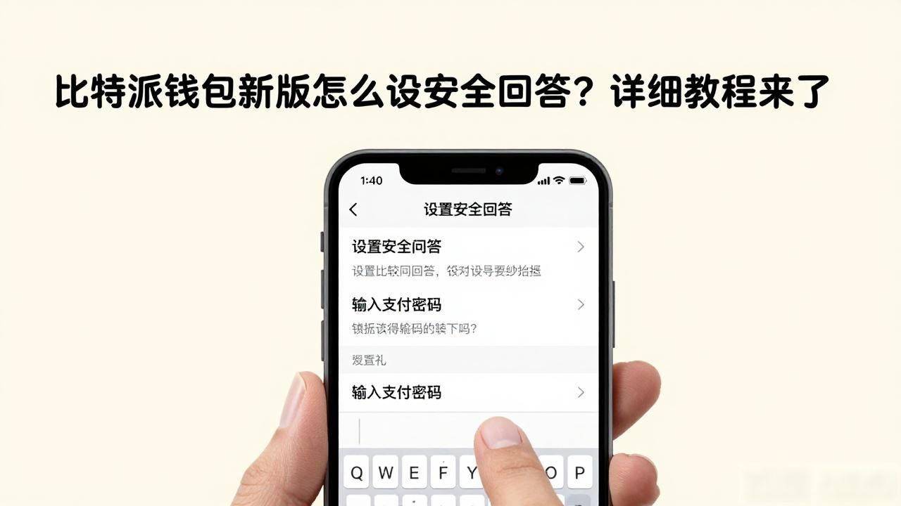 下载比特派钱包最新版本后如何设置安全问答?_比特派钱包安全问答设置步骤_比特派钱包设置安全问答