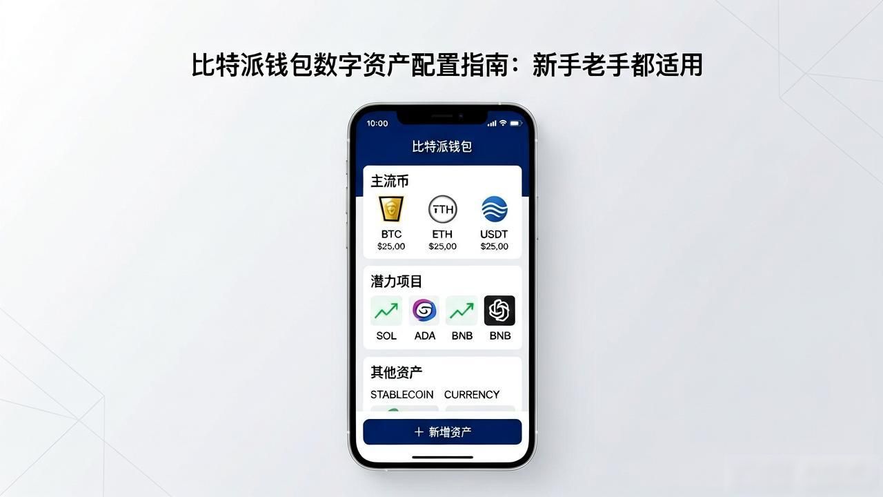 如何在比特派钱包中合理配置你的数字资产？_个人数字资产组合打理思路_比特派钱包数字资产配置方法