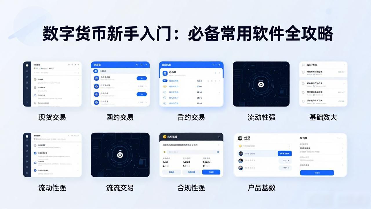 数字货币新手常用软件推荐_数字货币钱包软件选择指南_玩数字货币的常用软件