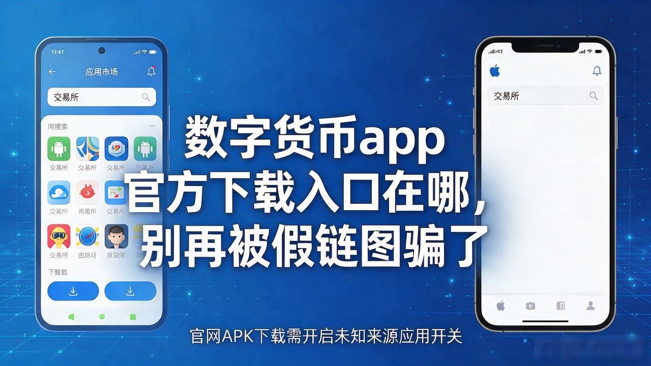 数字货币app官方下载入口在哪，别再被假链接骗了