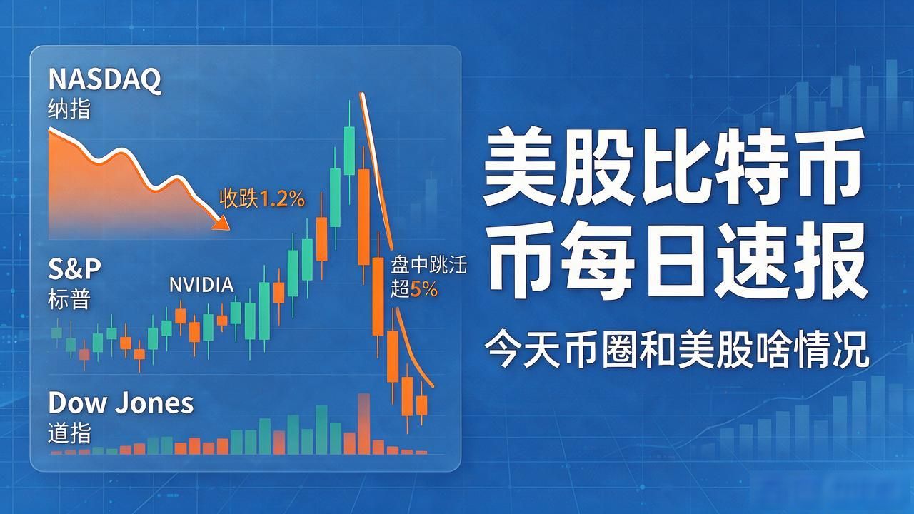 美股比特币每日速报 今天币圈和美股啥情况