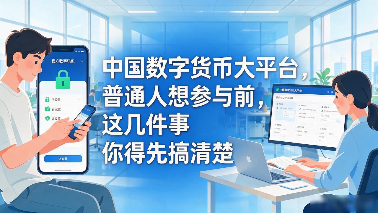 中国数字货币大平台，普通人想参与前，这几件事你得先搞清楚