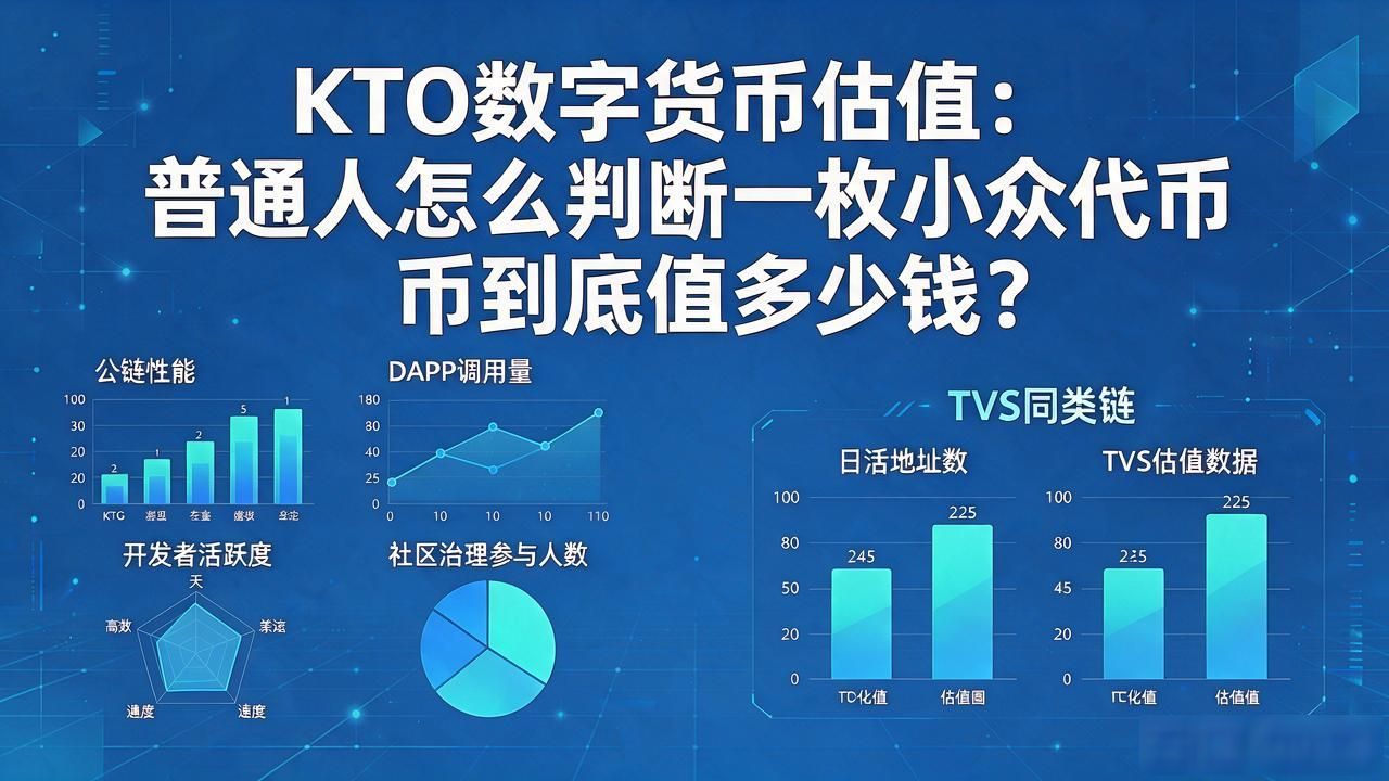KTO数字货币估值：普通人怎么判断一枚小众代币到底值多少钱