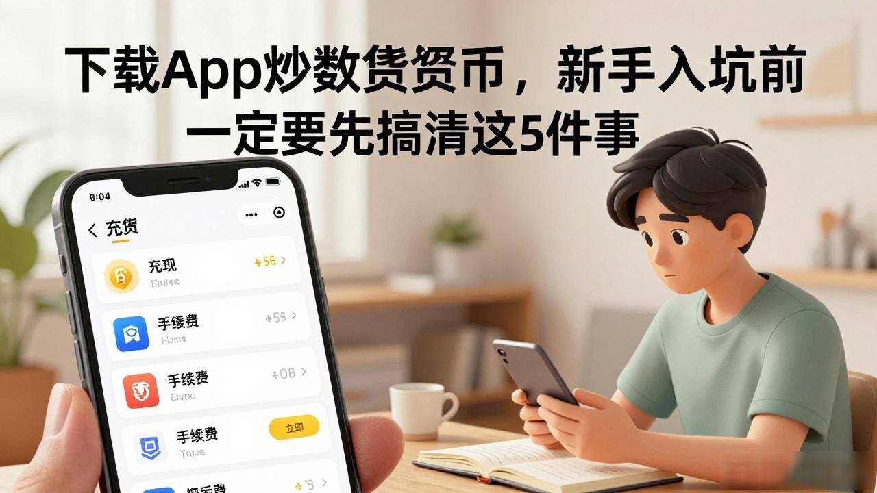 下载app炒数字货币，新手入坑前一定要先搞清这5件事
