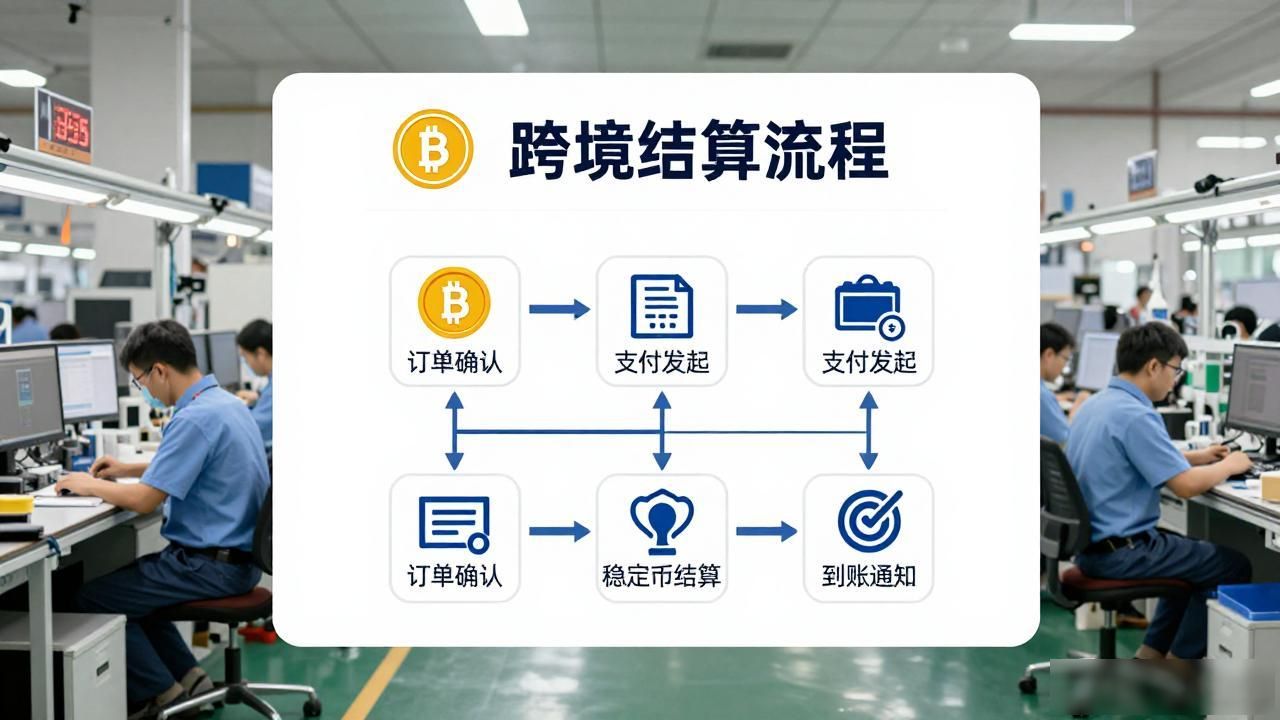 工业用的数字货币_中小制造企业工业供应链结算痛点解决方案_工业场景稳定币跨境采购结算应用