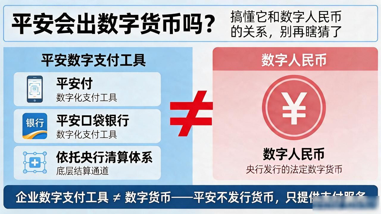 平安会出数字货币吗？搞懂它和数字人民币的关系，别再瞎猜了