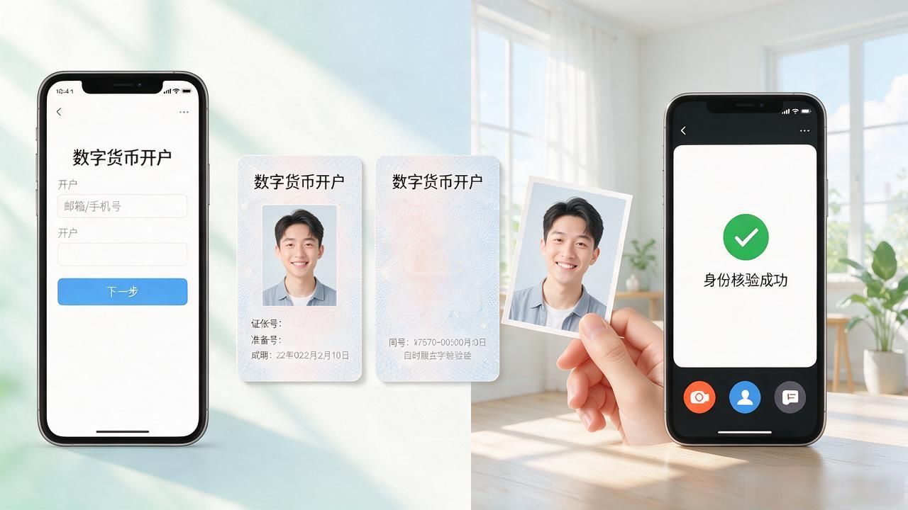 做数字货币怎么开户？新手手把手教你走通全流程不踩坑