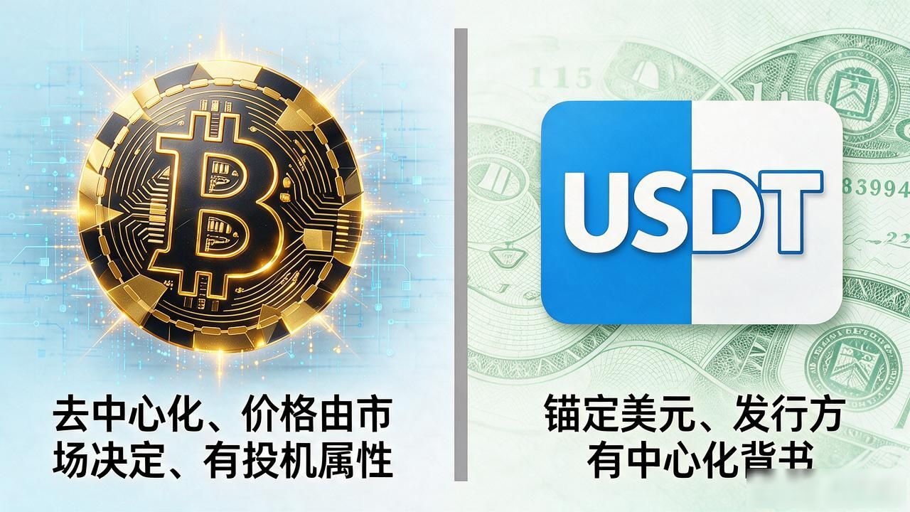 稳定币和加密货币的区别_u算数字货币吗_USDT是不是数字货币