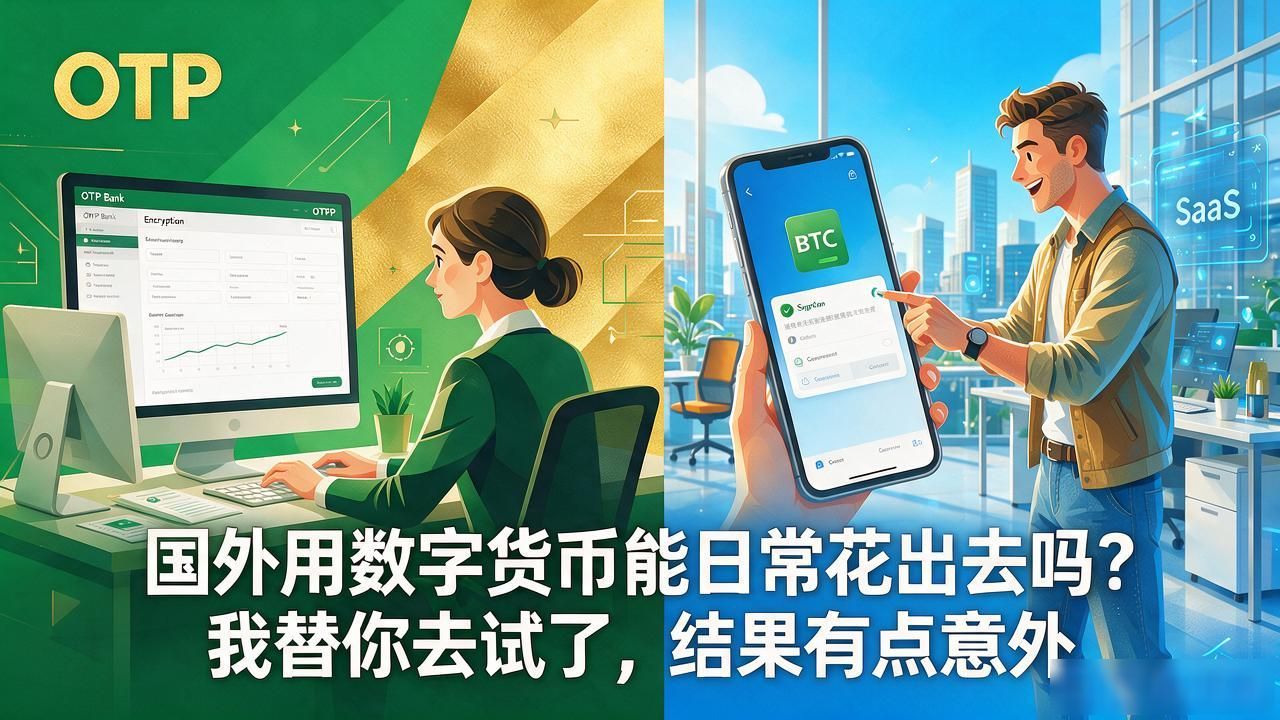 国外用数字货币能日常花出去吗？我替你去试了，结果有点意外
