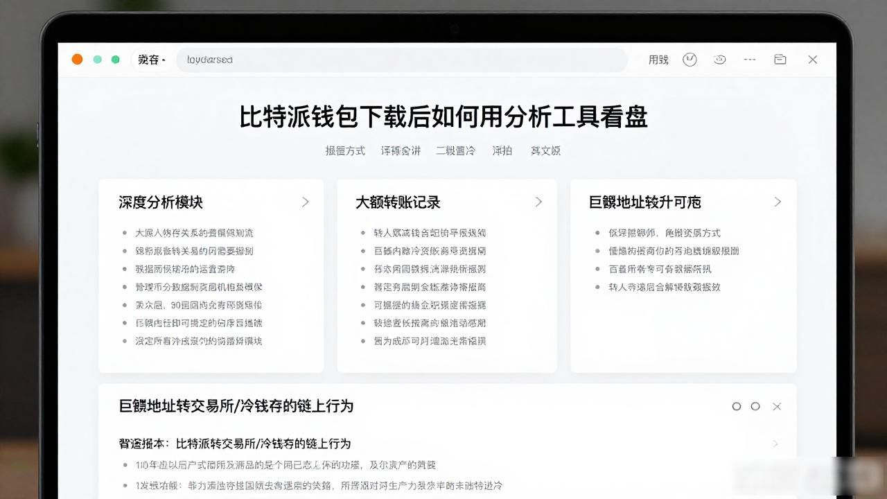 比特派链上数据分析_比特派钱包交易分析_如何在比特派最新钱包app下载中使用分析工具