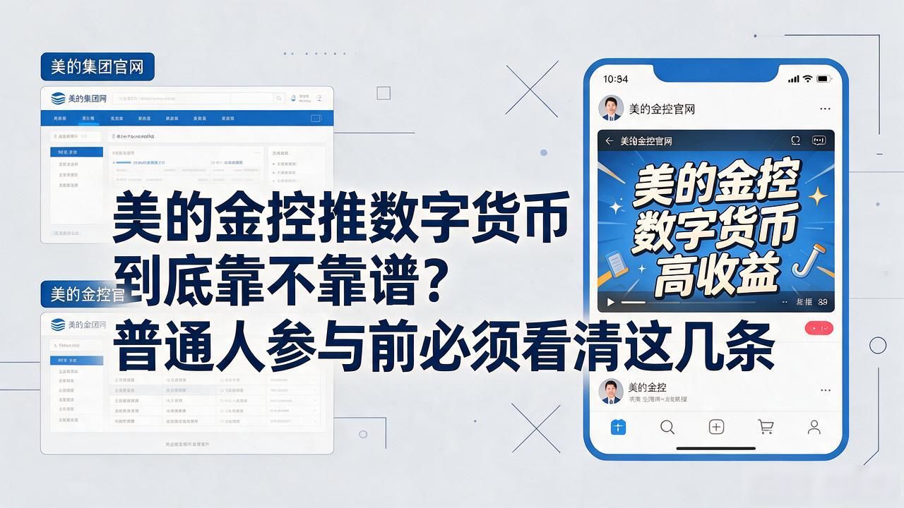 美的金控供应链金融_美的金控数字货币_美的金控数字人民币试点