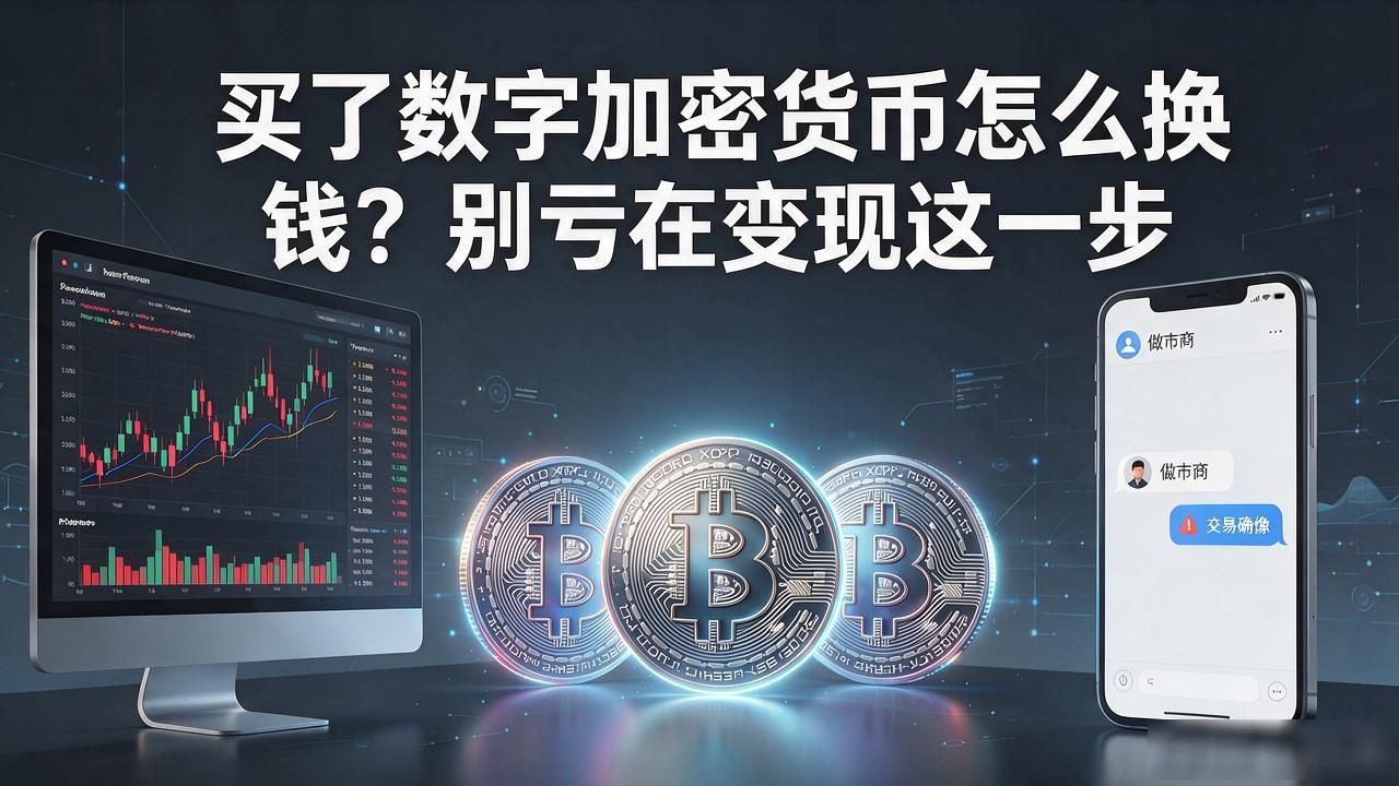 买了数字加密货币怎么换钱？别亏在变现这一步
