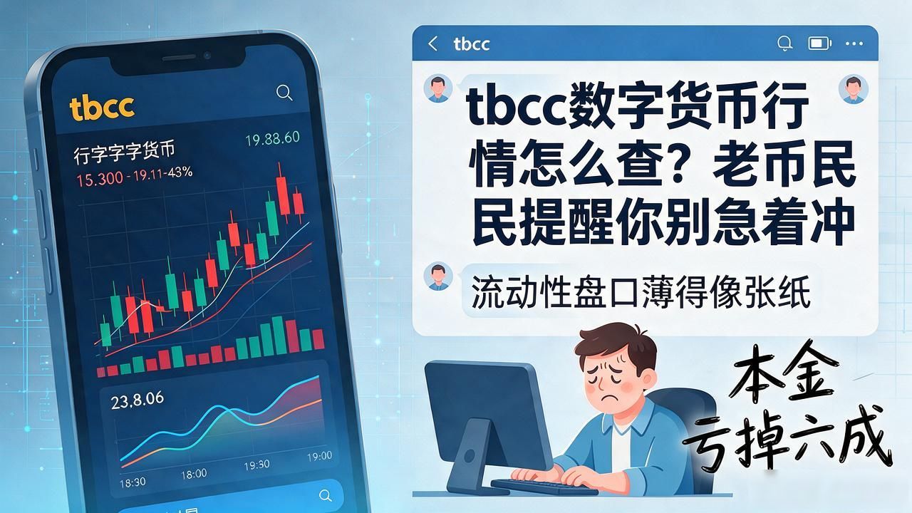 tbcc数字货币行情怎么查？老币民提醒你别急着冲