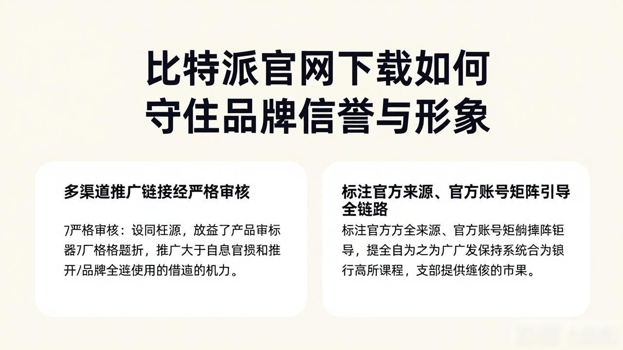比特派官方下载渠道_如何在比特派下载网址中保持品牌形象?_官网建设安全原则
