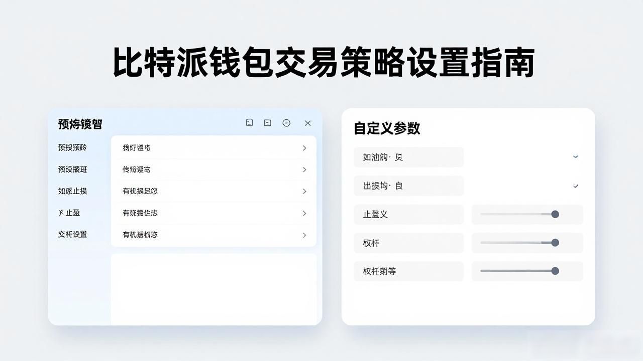 如何在比特派钱包官方网中设定交易策略_比特派钱包设定交易策略_加密货币市场交易策略