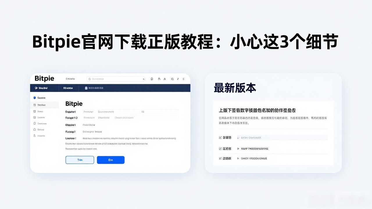 教程:从bitpie官网下载正版的细节_Bitpie钱包下载版本号核对_Bitpie钱包官网下载教程