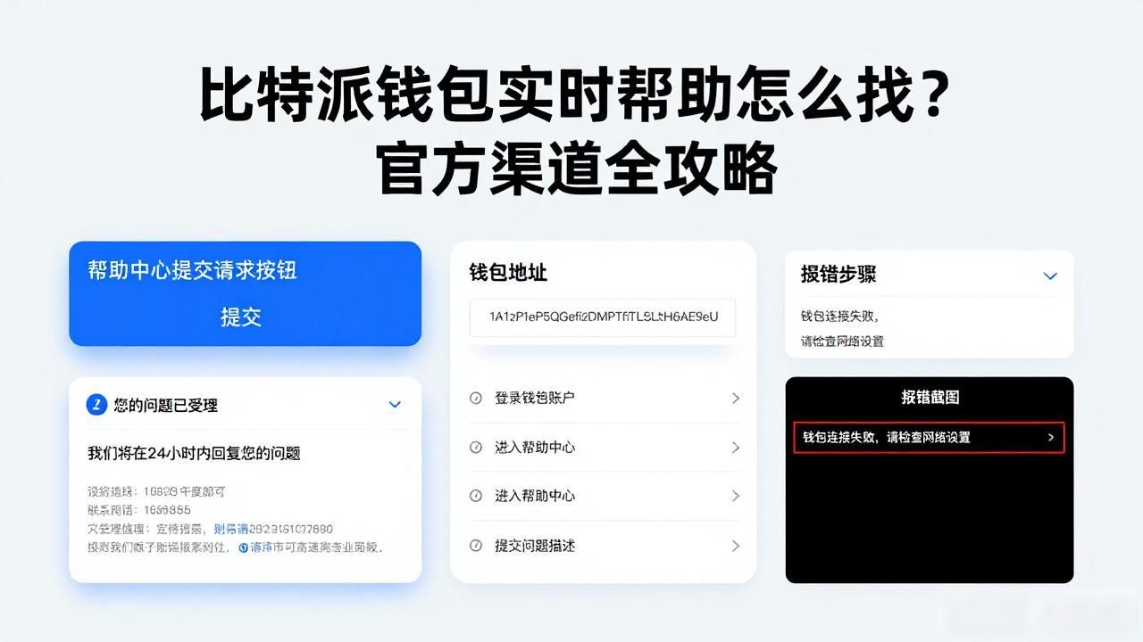 比特派钱包在线客服_如何在比特派钱包网址中获得实时帮助?_比特派钱包帮助中心教程