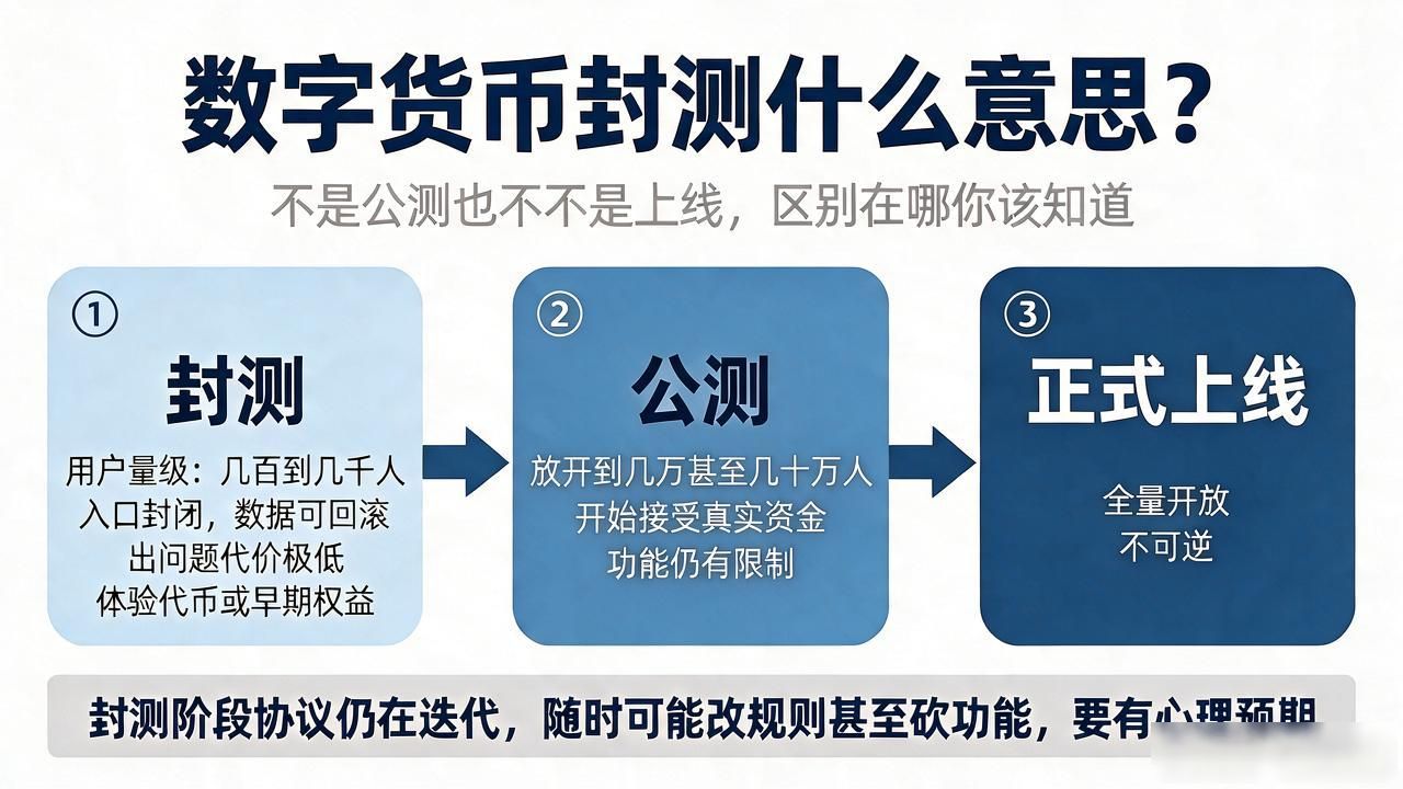 封闭测试流程_数字货币封测_数字货币封测什么意思