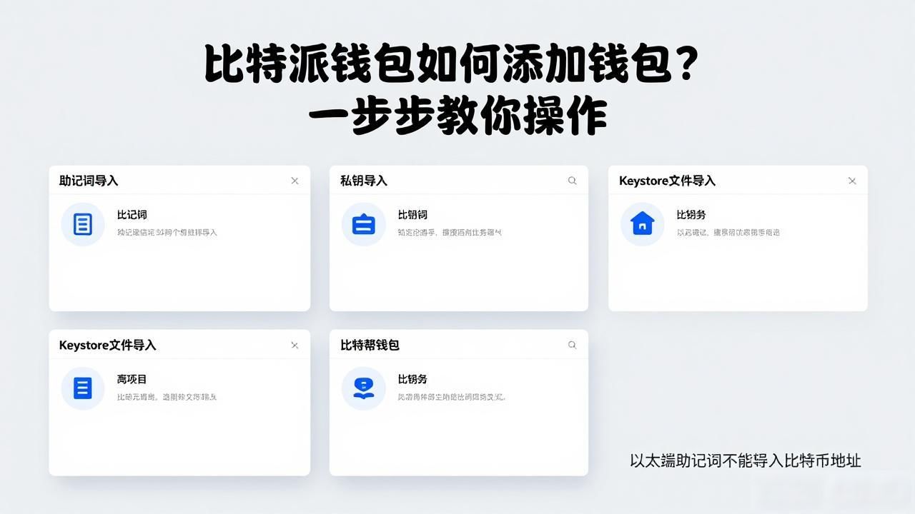 比特派钱包创建新钱包_探索比特派钱包的添加钱包功能_比特派钱包添加钱包入口