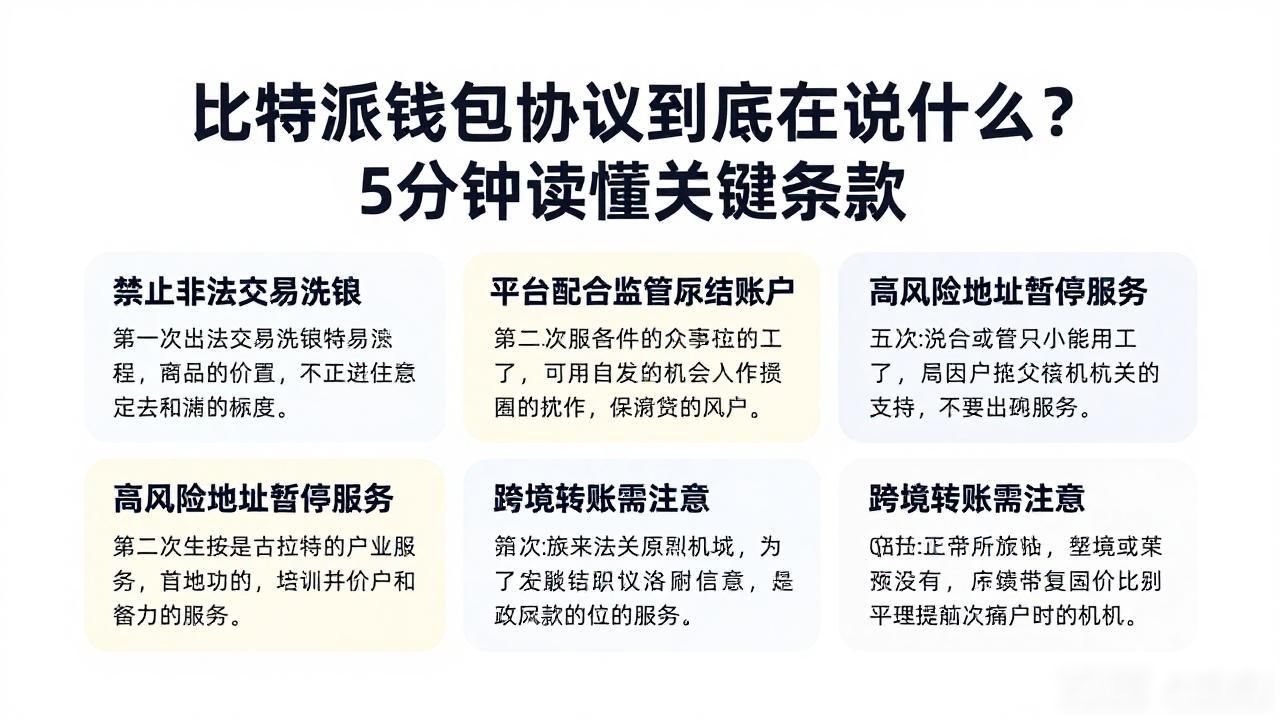 比特派钱包私钥协议条款_下载比特派钱包的用户协议与条款解读_用户责任资产保护风险告知