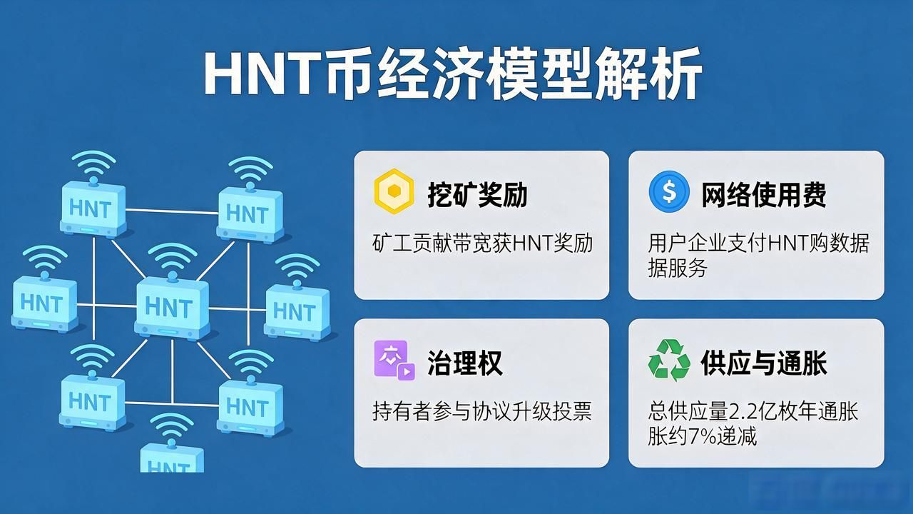数字货币HNT_HNT代币经济模型 挖矿奖励 网络使用费_Helium HNT 去中心化无线网络项目