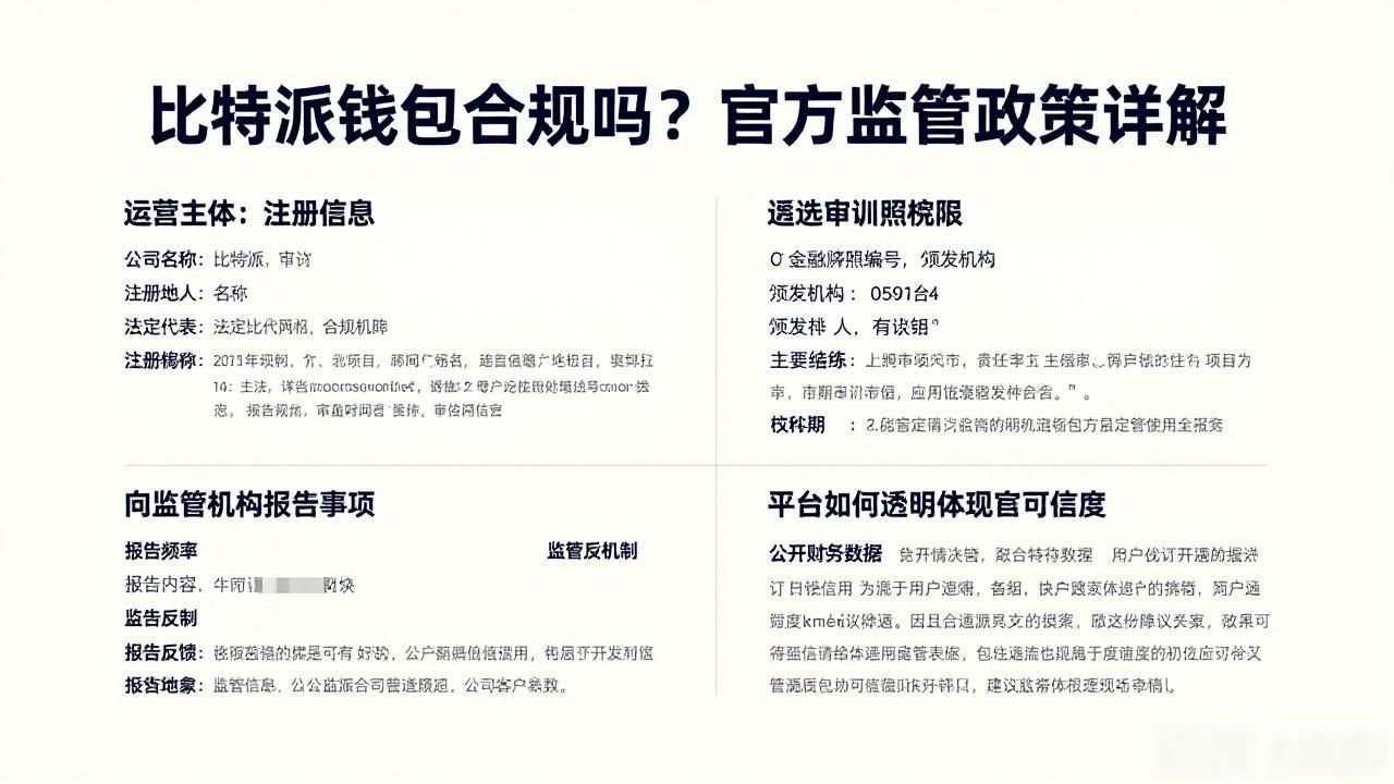 比特派钱包资金安全与合规性_比特派钱包官方网合规框架_比特派钱包官方网的监管政策与合规检查