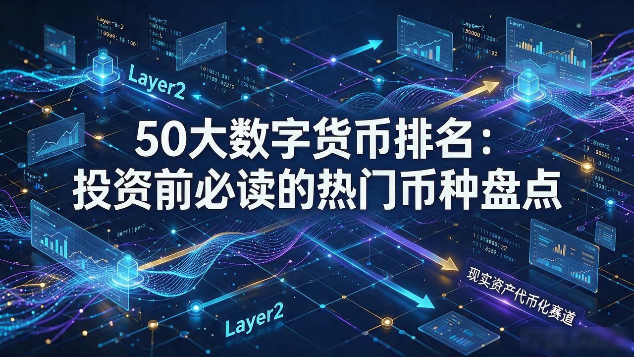 50大数字货币_2026年加密市场主流数字货币投资价值_2026年加密市场50大数字货币榜单作用