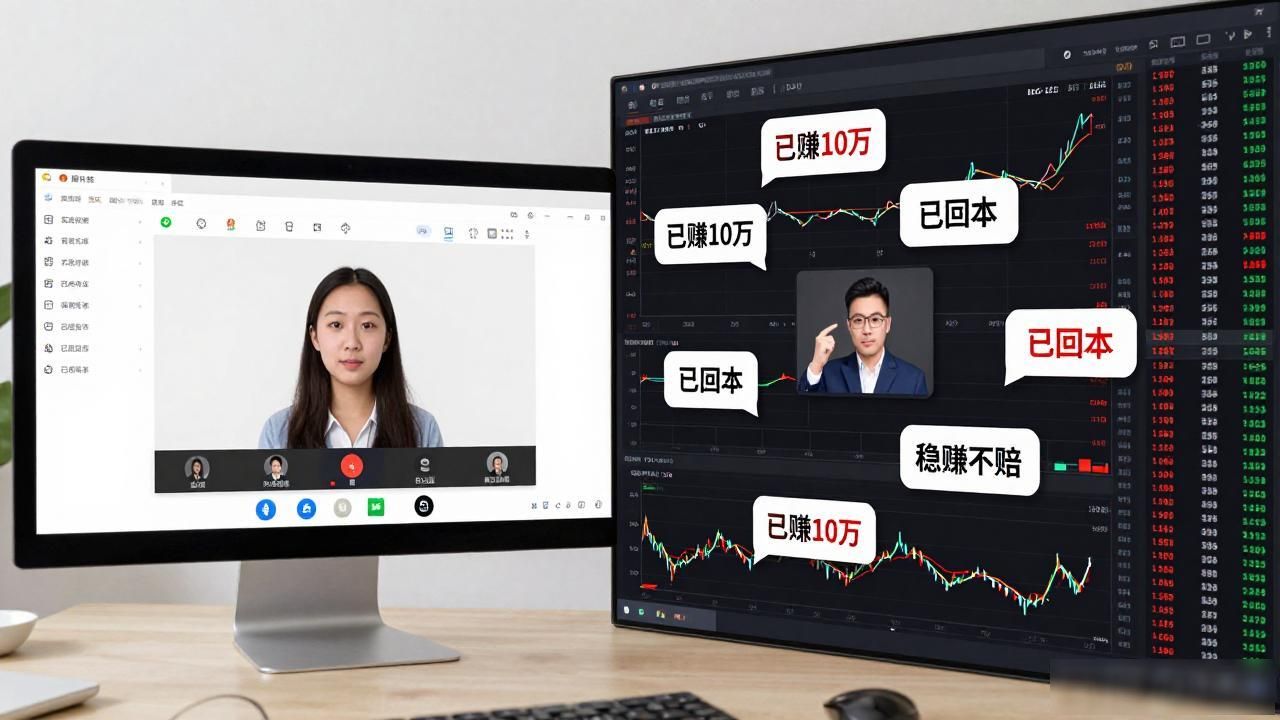 群聊洗脑 虚假盈利截图 跟单操作_反诈民警 腾讯会议 数字货币诈骗_腾讯会议数字货币诈骗
